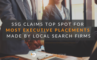 SSG Claims Top Spot for Most Executive Placements made by Local Search Firms, as Ranked by Charlotte Business Journal