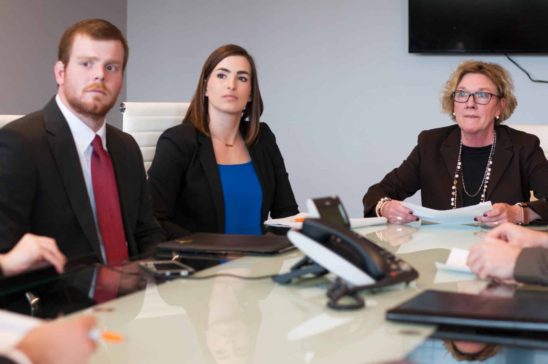 recruitment experts giving presentation