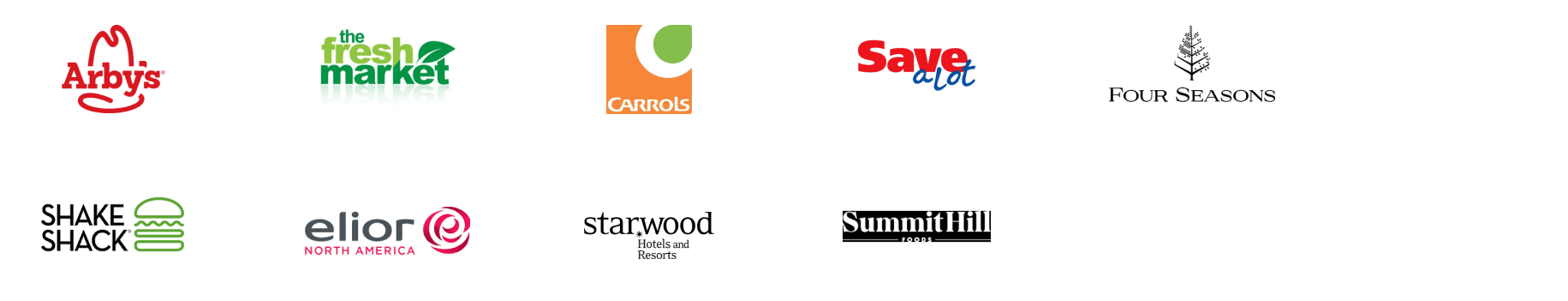 our hospitality client logos
