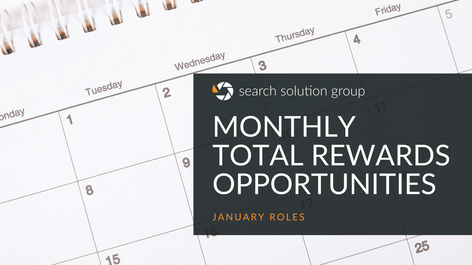 Monthly Total Rewards Opportunities – January