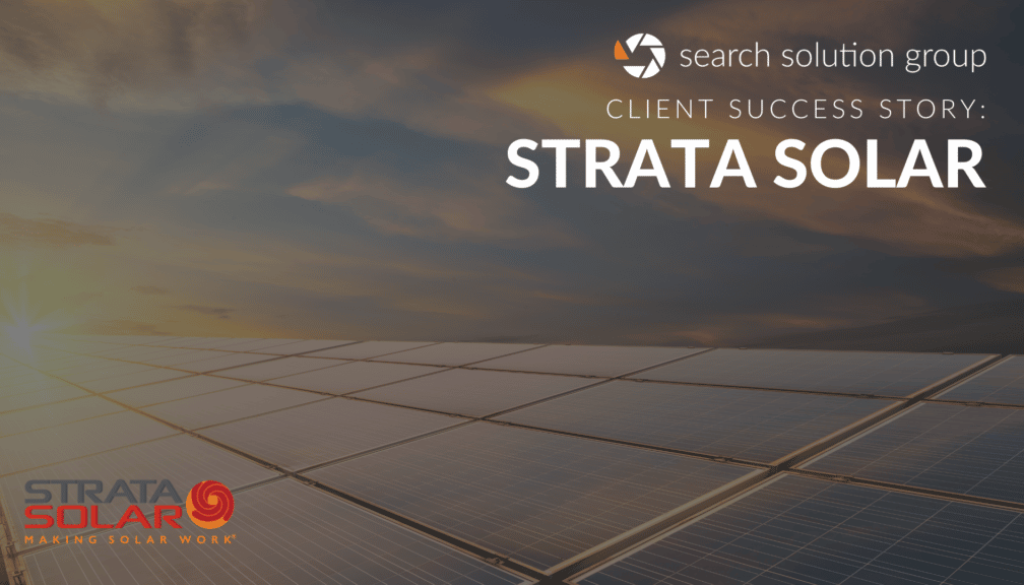 SSG Client Success Story: Strata Solar