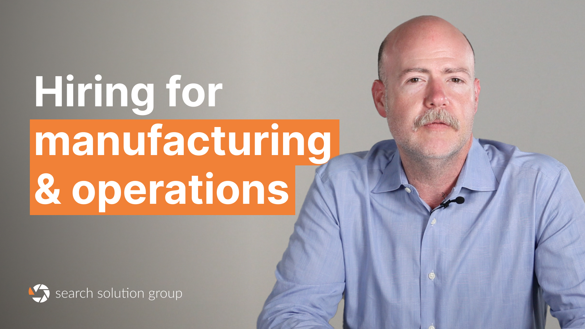 Manufacturing & Operations Recruitment Firm | Search Solution Group