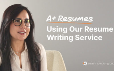 Using Our Resume Writing Services | Search Solution Group