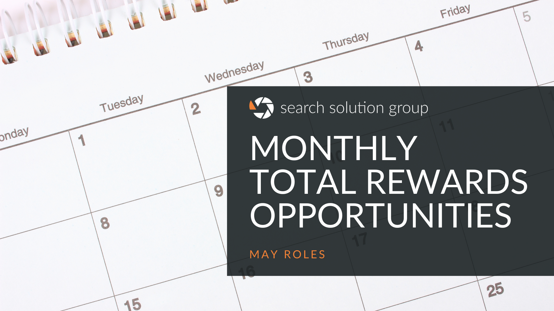 Monthly Total Rewards Opportunities – May
