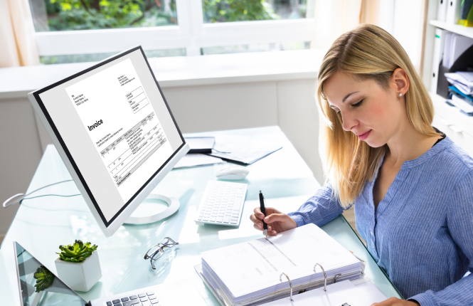 female credit and collections recruitment firm professional working