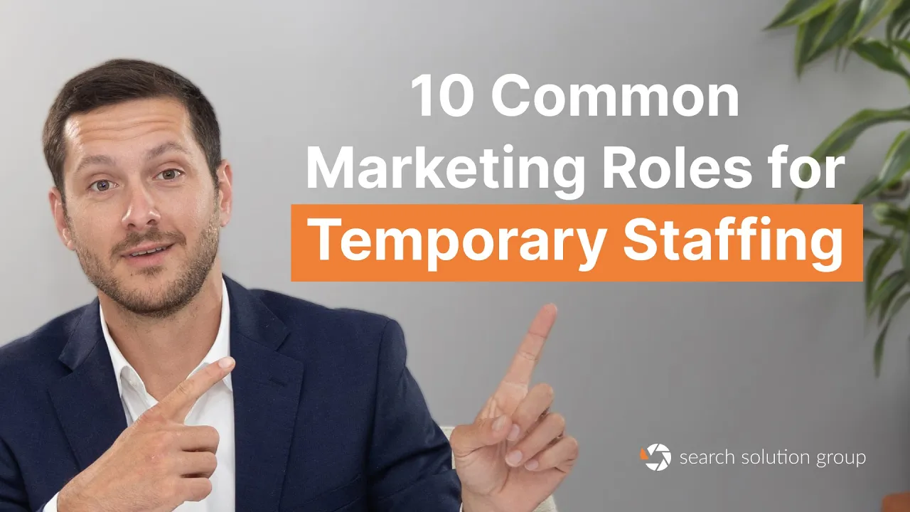 10 Common Marketing Jobs for Temporary Staffing