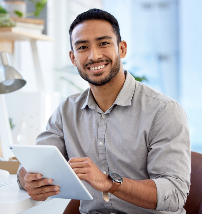 pr and communications candidate smiling