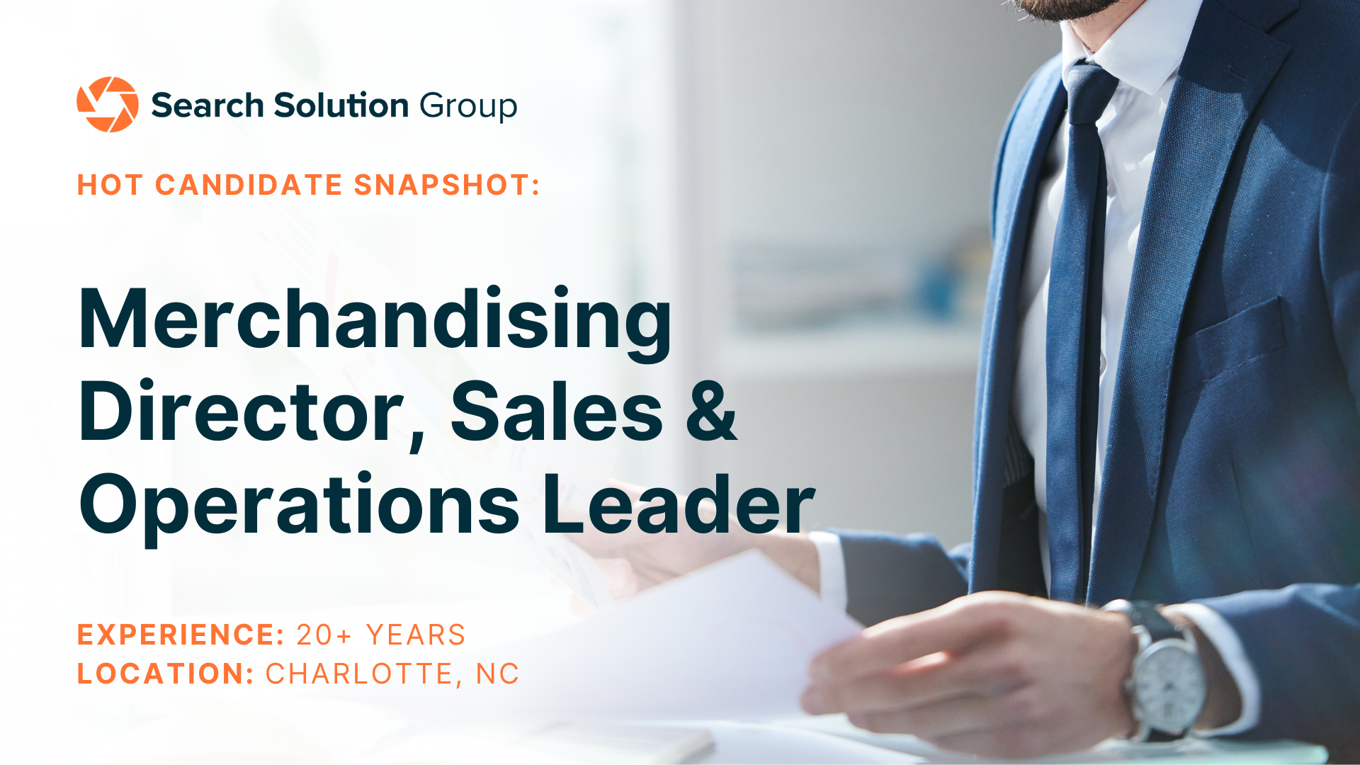 Hot Candidate –  Merchandising Director, Sales & Operations Leader