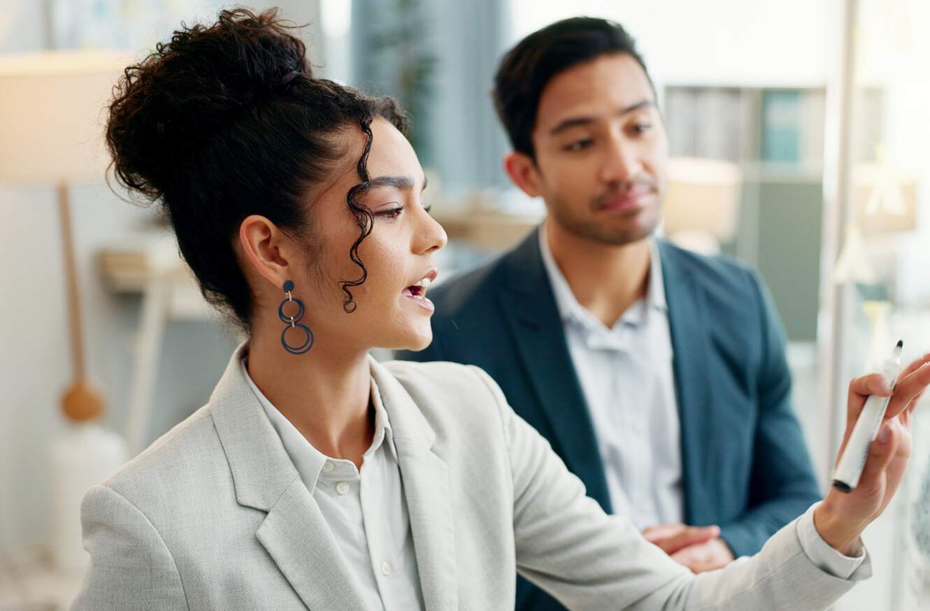 staffing employee talking staffing employee talking