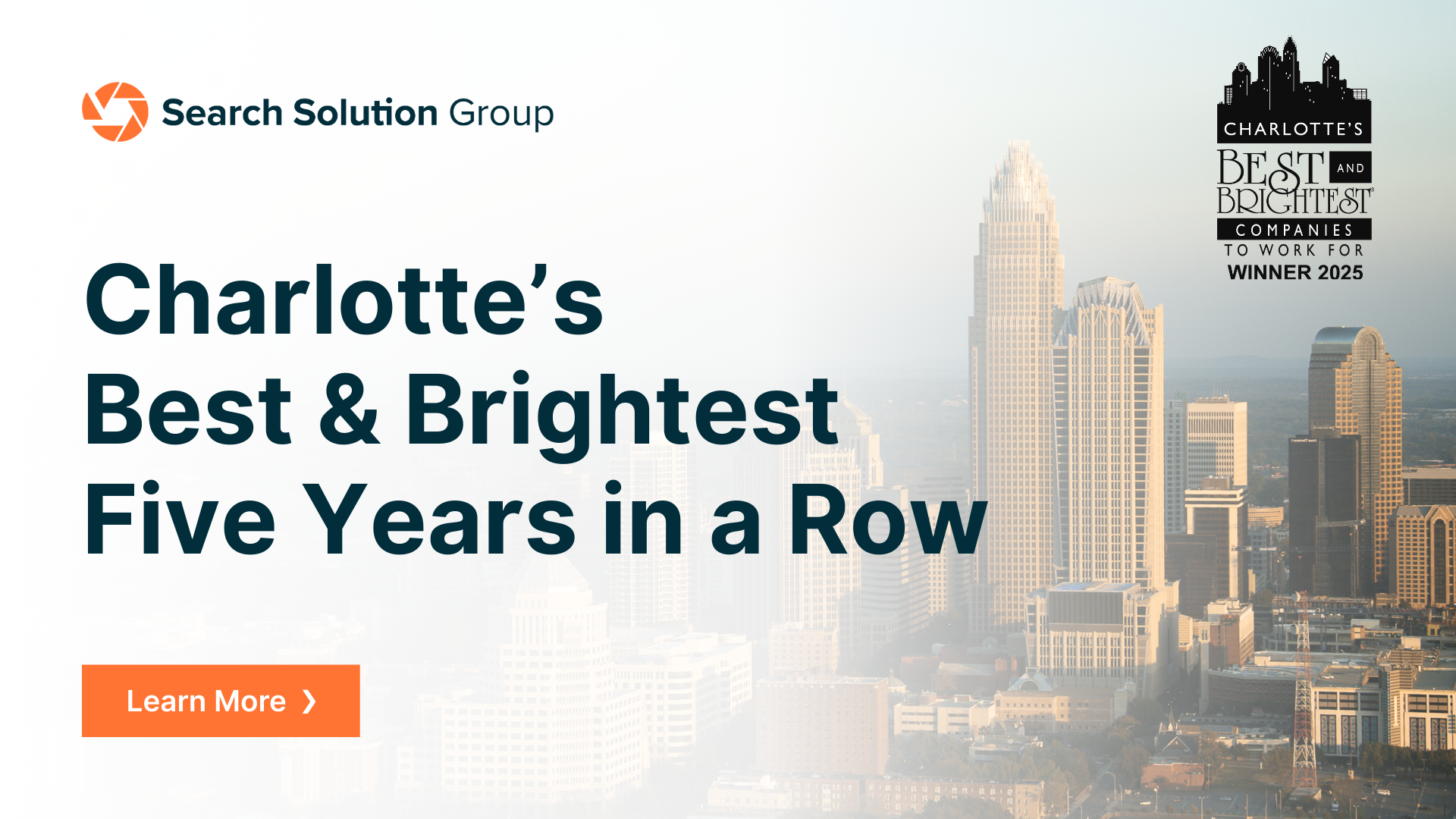 Search Solution Group Named One of Charlotte’s Best & Brightest Companies to Work For