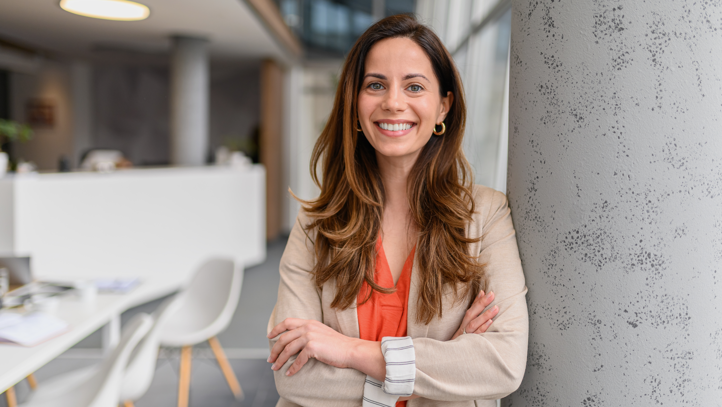 Female consultant at office