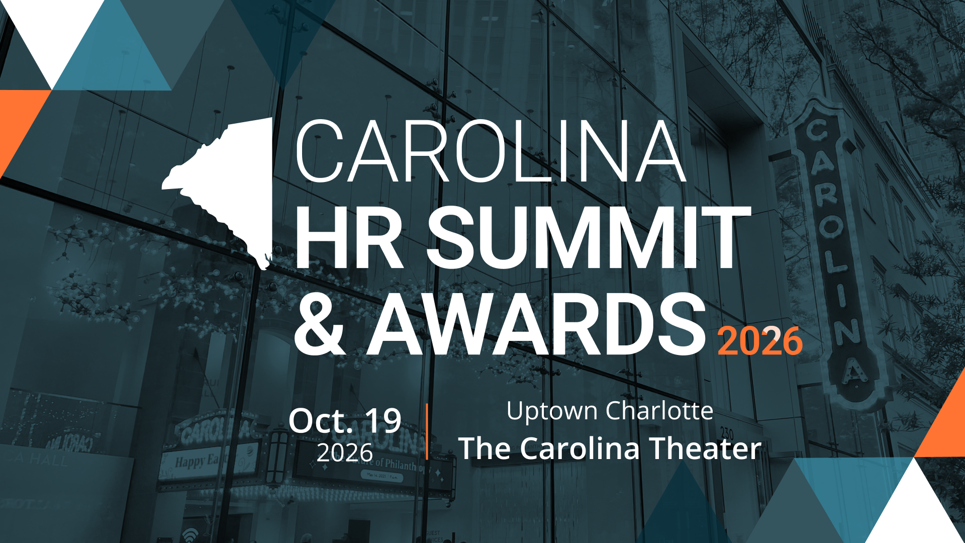 3rd Annual Carolina HR Summit & Awards Heads to Charlotte’s Historic Carolina Theatre